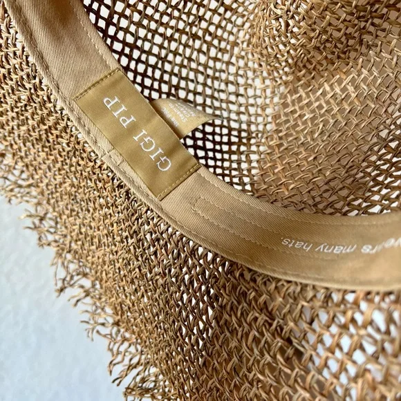 GIGI PIP Tessa Seagrass Fedora Hat - Picture 5 of 5